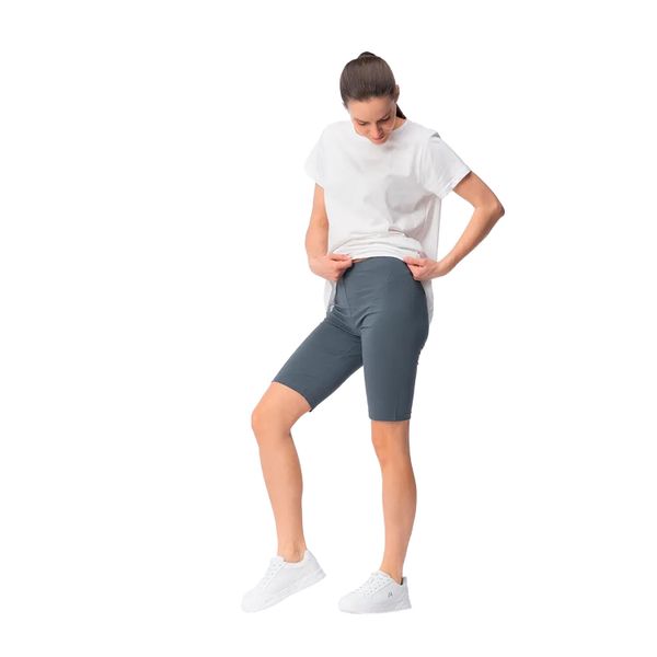 Spodenki Damskie Malisa. Niebieskie spodenki sportowe damskie MARTES ESSENTIALS, xl, z bawełny, na fitness i siłownię. Za 56.99 zł.