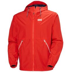 Kurtka wodoodporna Helly Hansen Sandoy. Czerwone kurtki męskie Helly Hansen, m, bez wzorów, eleganckie, bez kaptura. Za 628.00 zł.