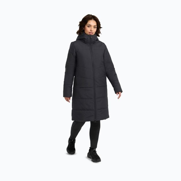 Płaszcz puchowy damski Jack Wolfskin Deutzer Coat. Czarne płaszcze damskie Jack Wolfskin, bez wzorów, z puchu, sportowe. Za 679.99 zł.