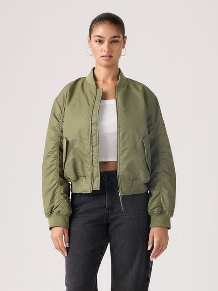 Levi's Kurtka w kolorze oliwkowym rozmiar: S. Brązowe kurtki damskie Levi's, s, bez wzorów, bez kaptura. Za 245.54 zł.