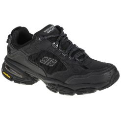Buty do chodzenia męskie Skechers Vigor 30. Czarne buty sportowe na co dzień męskie Skechers, z materiału, bez zapięcia, trekkingowe. Za 401.00 zł.