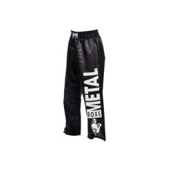 Spodnie dresowe full metal Metal Boxe. Czarne spodnie sportowe damskie METAL BOXE, l, z dresówki, na fitness i siłownię. Za 173.00 zł.