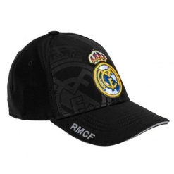 Męska Czapka Z Daszkiem 45th. Czarne czapki męskie Real Madrid, bez wzorów. Za 190.99 zł.