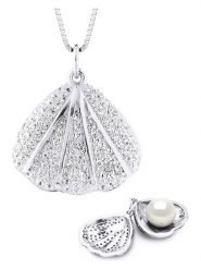 Pearl Addict Srebrny naszyjnik z perłą - dł. 42 cm rozmiar: onesize. Szare naszyjniki damskie Pearl Addict, srebrne. Za 239.99 zł.