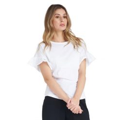 Koszulka miękki na co dzień na siłownię. Szare bluzki damskie LEONE 1947 APPAREL, bez wzorów, z bawełny, bez ramiączek. Za 84.16 zł.