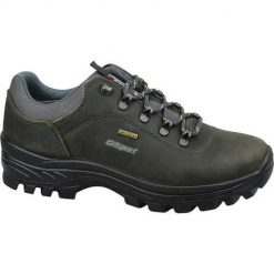 Buty do chodzenia męskie Grisport Grigio Dakar. Brązowe buty trekkingowe męskie Grisport, z materiału, bez zapięcia, trekkingowe. Za 339.99 zł.