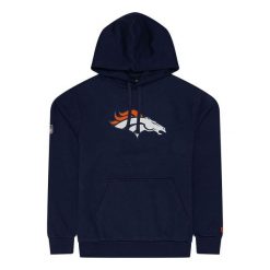 Bluza z kapturem Denver Broncos NFL. Niebieskie bluzy z kapturem męskie New Era, m, z bawełny. Za 261.70 zł.