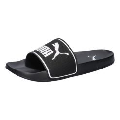 Puma Leadcat 2.0 - Klapki kąpielowe czarno-białe unisex. Białe klapki damskie Puma, bez wzorów, z materiału, bez obcasa. Za 108.35 zł.