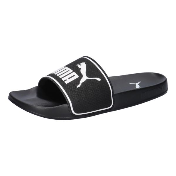 Puma Leadcat 2.0 - Klapki kąpielowe czarno-białe unisex. Białe klapki damskie Puma, z materiału. Za 108.35 zł.