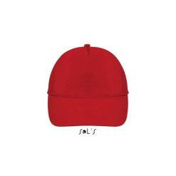 Czapka Sol's Buzz. Czerwone czapki z daszkiem damskie SOL'S, bez wzorów. Za 20.00 zł.