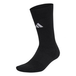 Skarpety adidas Football Crew Performance Cushioned. Białe skarpetki damskie Adidas, bez wzorów, z materiału. Za 50.99 zł.