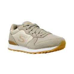 Buty do chodzenia damskie Skechers OG 85. Brązowe buty sportowe na co dzień damskie Skechers, bez wzorów, z materiału, trekkingowe. Za 288.00 zł.