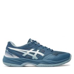 Buty halowe Asics. Niebieskie buty sportowe na co dzień męskie Asics, bez zapięcia. Za 319.99 zł.