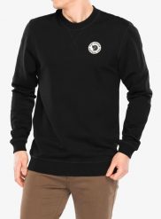 Bluza męska Fjallraven 1960 Logo Badge Sweater. Czarne bluzy z kapturem męskie Fjällräven, l, z bawełny. Za 456.49 zł.