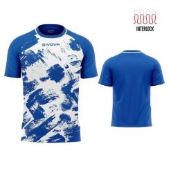 Koszulka Givova Art Sports Interlock Royal-White 3XL. Białe bluzki damskie Givova, xl, bez wzorów, z poliesteru, bez kołnierzyka. Za 140.99 zł.