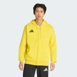 Bluza z kapturem i suwakiem na całej długości Entrada26. Czarne bluzy bez kaptura męskie Adidas, z bawełny. Za 146.99 zł.