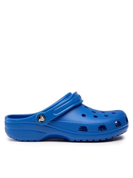 Crocs Klapki Classic 10001 Niebieski. Niebieskie klapki i japonki męskie Crocs, z tworzywa sztucznego. Za 239.99 zł.