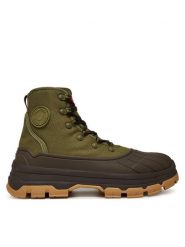 Hunter Trapery HFRW0052251 Zielony. Zielone trapery damskie Hunter, z tworzywa sztucznego, bez obcasa. Za 619.99 zł.