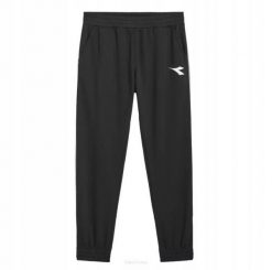 Spodnie tenisowe Diadora Pants. Czarne spodnie materiałowe męskie Diadora, bez wzorów, z elastanu, eleganckie. Za 179.00 zł.