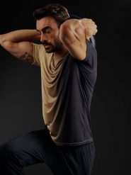 4F Koszulka treningowa szybkoschnąca męska - pomarańczowa XL. Brązowe t-shirty sportowe męskie 4f, m, z włókna, bez ramiączek, do biegania. Za 139.99 zł.