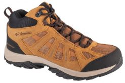 Buty do chodzenia męskie Columbia Redmond Iii Mid. Brązowe buty trekkingowe męskie Columbia, z materiału, za kostkę, bez zapięcia, trekkingowe. Za 502.00 zł.