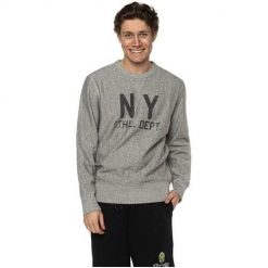 Bluza sportowa męska Champion X Todd Snyder NY. Szare bluzy bez kaptura męskie CHAMPION, bez wzorów, sportowe, bez kołnierzyka, bez ramiączek. Za 297.00 zł.