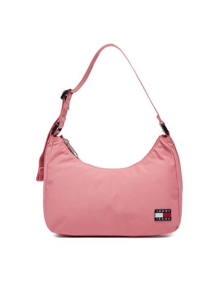 Tommy Jeans Torebka AW0AW16958 Różowy. Czerwone torebki klasyczne damskie Tommy Jeans, bez wzorów, z jeansu, bez dodatków. Za 159.99 zł.