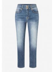 More & More Dżinsy - Tapered fit - w kolorze niebieskim rozmiar: 42. Niebieskie jeansy damskie MORE & MORE, z podwyższonym stanem. Za 223.99 zł.