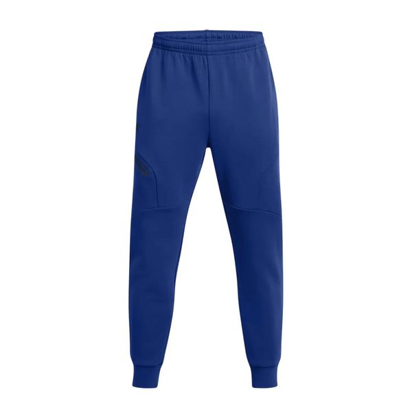 Spodnie Under Armour Ua Unstoppable Flc Jgr Eu Dorosłych. Niebieskie spodnie sportowe męskie Under Armour, z materiału. Za 433.80 zł.