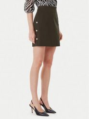 Morgan Spódnica mini 252-JEONA 962 Czarny Regular Fit. Czarne spódniczki damskie Morgan, bez wzorów, z bawełny, mini. Za 159.99 zł.