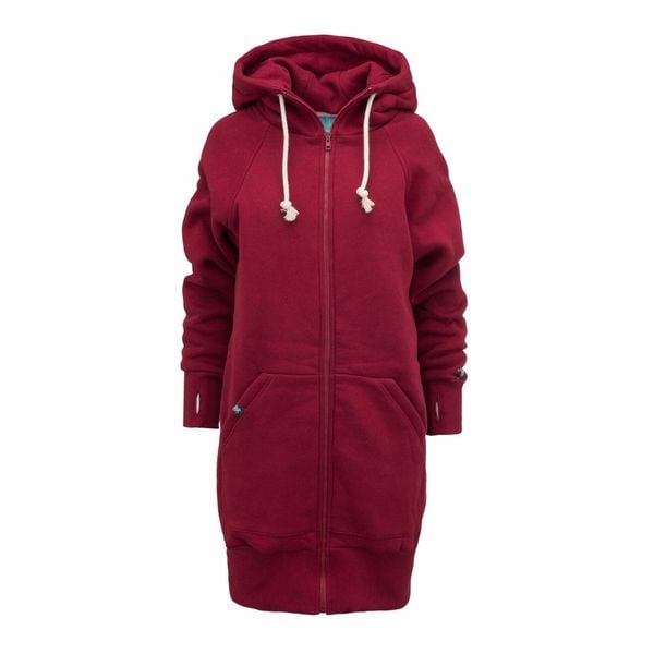 Bluza sportowa rozpinana z kapturem damska DEEP TRIP Luzak. Czerwone bluzy sportowe damskie DEEP TRIP, xs. Za 389.00 zł.