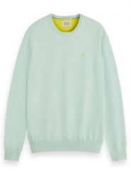 Scotch & Soda Sweter w kolorze miętowym rozmiar: S. Niebieskie swetry męskie Scotch & Soda, s, bez wzorów, bez kołnierzyka. Za 122.67 zł.