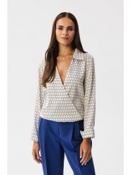 Stylove Bluzka w kolorze kremowym rozmiar: S. Brązowe bluzki damskie Stylove, s, bez wzorów, bez kołnierzyka, bez ramiączek. Za 100.99 zł.