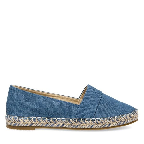 Espadryle Jenny Fairy. Niebieskie espadryle damskie Jenny Fairy, bez wzorów, bez obcasa. Za 79.99 zł.