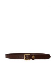 LAUREN RALPH LAUREN Pasek 412968763013 Brązowy. Brązowe paski damskie Lauren Ralph Lauren, bez wzorów, ze skóry. Za 419.99 zł.