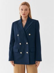 MICHAEL Michael Kors Marynarka MF3103WENX Granatowy Relaxed Fit. Niebieskie marynarki i żakiety damskie MICHAEL Michael Kors, bez wzorów, z syntetyku. Za 909.99 zł.