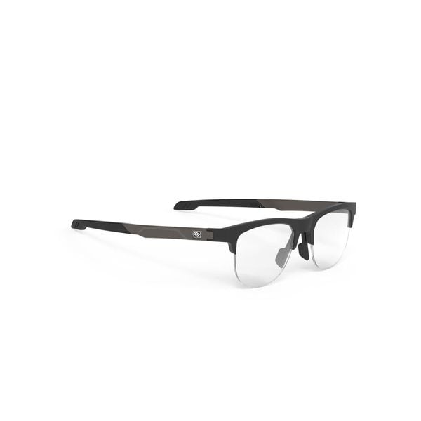 Okulary Rudy Project INKAS HALF RIM BLACK MATTE - DEMO LENS - B. Brązowe okulary przeciwsłoneczne męskie Rudy Project, ze lnu. W wyprzedaży za 480.00 zł.