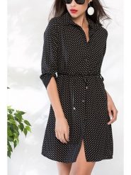 Milan Kiss Sukienka w kolorze czarnym rozmiar: S. Czarne sukienki damskie Milan Kiss, na co dzień, s, bez wzorów, z tkaniny, bez kołnierzyka, bez ramiączek, mini, proste. Za 165.99 zł.