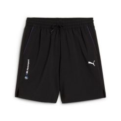 Szorty Puma BMW MMS MT7+ Woven 7". Czarne szorty męskie Puma, bez kołnierzyka. Za 164.99 zł.