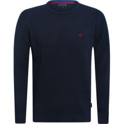 Sir Raymond Tailor sweter męski Contest M ciemnoniebieski. Niebieskie swetry męskie Sir Raymond Tailor, m, bez wzorów, bez kołnierzyka. Za 169.00 zł.
